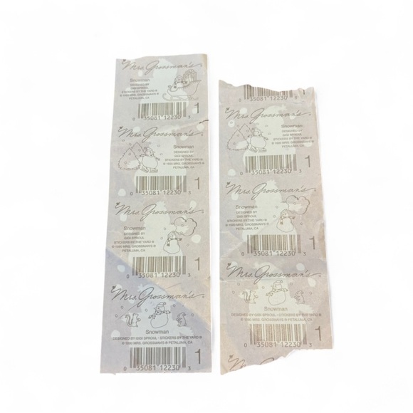 Vintage Mrs. Grossman Misc. Scrapbook Sticker Lot Travel Birthday Auto - Picture 11 of 11